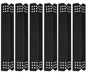 MONIBAQ 6 pcs Flame Tamers for Nexgrill 720-0896 720-0896B 720-0898 720-0830H 720-0783E Replacement Parts, Porcelain Steel Heat Plates Heat Shields - Grill Parts America