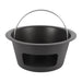BBQ Carbon Steel Ash Can with Handle for Kamado Joe Classic Joe, Charcoal Ash Collector Charcoal Ash Can Basket Fits for Large Big Green Egg Accessories or Other Charcoal Grills - Grill Parts America