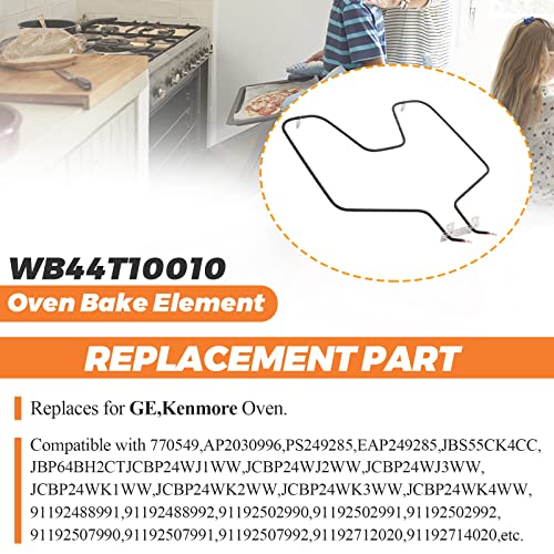 Beaquicy WB44T10010 Oven Bake Element Heating Element - Replacement for GE Oven Stove - Grill Parts America
