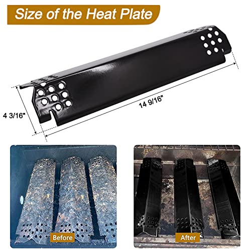 Grill Replacement Parts for Nexgrill 6 Burner 720-0898, 720-0898A, Nexgrill 720-0888, 720-0888N, 720-0830H, 720-0783E Gas Grill Models. Grill Burner Tubes, Heat Shield Tent Plates Replacement Kit - Grill Parts America