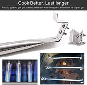 Criditpid Grill Replacement Parts for Chargriller 5050, 5650, 3001, 3030, 5072, 3008, 4000, 5252, 5050 Grill Models, Stainless Steel Heat Plates, Burner Tubes, Hanger Brackets for Chargriller. - Grill Parts America
