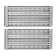 BQMAX 18 7/16" Grill Parts for Charbroil Tru-Infrared 463270613 463270612 463270614 463246910 463270610 463243911 463243812 466247110 463270611, Stamped Stainless Steel Emitter and Cooking Grid - Grill Parts America