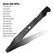Grasscool 21 inch Mulching Blades for Troy Bilt TB280ES TB240 TB130 TB230 TB210 TB110 TB220 TB320 Replace 942-0741A 742-0741 742-0741A 942-0741 MTD Cub Cadet Craftsman Lawn Mower (1 Pack) - Grill Parts America