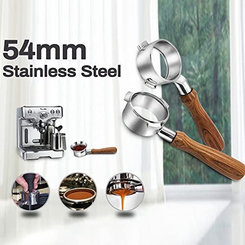 54mm Bottomless Portafilter, Leepesx Bottomless Filter Holder Compatible with Breville 8 Series and 54mm Breville Machines - Kitchen Parts America
