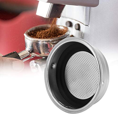 Coffee Filter Basket, Detachable Coffee Filter Cups Strainer, Stainless Steel Coffee Machine Filter Accessory for Home Office(1) - Kitchen Parts America