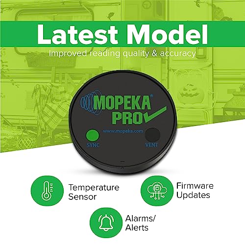 Mopeka Pro Check Universal Sensor - Wireless Propane Tank Gauge Sensor - BBQ and RV Must Have Accessories Indicate Outside Propane Tank Levels from Inside Your Camper - Oil, Gas, Diesel, Butane - Grill Parts America