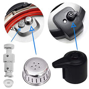 Steam Release Handle,Original Float Valve Replacement Parts with 3 Silicone Caps for Instant Pot Duo 3, 5, 6 and 8 Quart,Duo Plus 3, 6 QT by ZYLONE - Kitchen Parts America