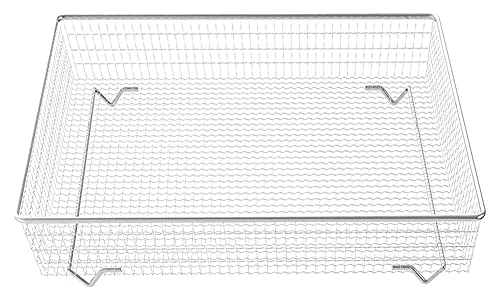 Air Fryer Basket, Compatible with Cuisinart TOA-60 Serie/TOA-65 Air Fryer,  oven crisper basket,cuisinart air fryer toaster oven replacement tray,304