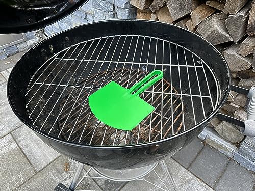 LavaLock Smok-n-Scrape Grill and Smoker Scraper, Residue Remover Cleaning Tool for Weber Kettle, Weber Smokey Mountain, UDS, WSM (Green Smok-n-Scrape) - Grill Parts America