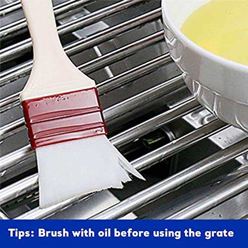 Uniflasy Grill Cooking Grate for Nexgrill 4-5 Burner Grills 720-0830H 720-0783E 720-0697 720-0773 720-0888 720-0783C Grill Parts Master Forge 1010037, 17 1/4 Inch - Grill Parts America