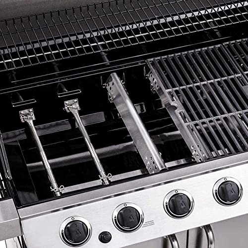 Grill Replacement Parts for Charbroil 463347017 463361017 463277017 463673017 463376217 463342119 463376018P2 Gas Grill, Stainless Steel Heat Plate Tend Crossover Tubes Grill Burner for Charbroil - Grill Parts America
