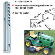 Mower Deck Gauge Wheel Arm Shaft Parts M110385 For John Deere Compact Utility Tractor & Lawn & Garden Tractors LX172 LX173 LX176 GT225 GT235 GT242 GT245 320 325 335 345 425 445 455 2210 4010 4110 - Grill Parts America