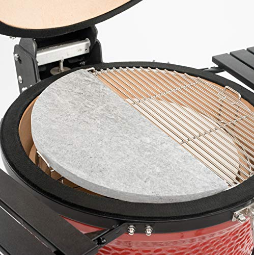 Kamado Joe KJ-HCGSSTONE Classic Joe Soapstone, White - Grill Parts America