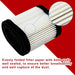 3 Packs Replacement 36905 20016 20017 Air Filter for Lawn Mower Compatible with Tecumseh Craftsman Oregon Toro Recycler Lawn Mower Engine - Grill Parts America