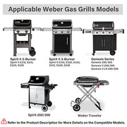 Grease Catcher with 10 Pack Aluminum Grease Cup Liners for Weber Spirit/Spirit II 200/300 Genesis and Genesis II LX200/300 Series Grill, Replacement Part Drip Pan for Weber Traveler 67047 83156 6415 - Grill Parts America