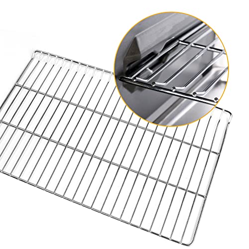 Hisencn Cooking Grate Replacement Parts for Masterbuilt Electric Smoker 40 Inch, 19.69" x 12.2" Chrome Plated Grill Grids Masterbuilt MB20070115 Smoker Grates Replacement, 3 Pack - Grill Parts America