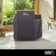 Weber 24 Inch SmokeFire Cover, Black - Grill Parts America