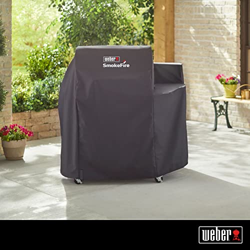 Weber 24 Inch SmokeFire Cover, Black - Grill Parts America