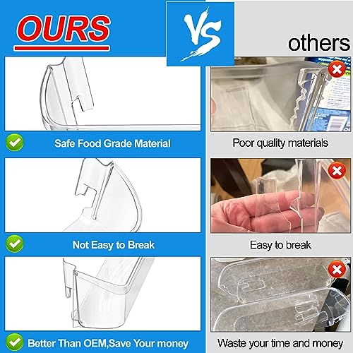 Porta Frigo Trasparente Cestino - Codice 241808205, Compatibile Con Frigidaire/Electrolux - Per Organizzare Il Frigorifero Cestino Frigo Trasparente - Foto 2