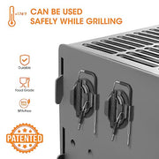 AIEVE Meat Probe Organizer, 2 Pack Magnetic Meat Thermometer Probe Cord Wrap, Universal Cord Winder for ThermoPro/Weber/Traeger Digital Thermometer Probe, Easy to Tangle Wires and Storage(Patented) - Grill Parts America