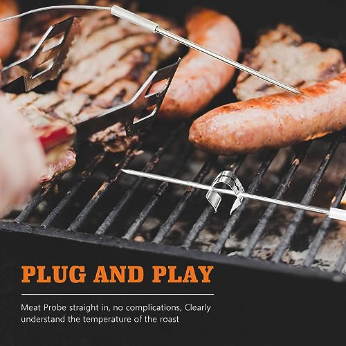 Replacement Meat Probe for Pit Boss Pellet Grills and Pellet Smokers. 3.5mm  Plug Compatible with Pit Boss Accessories Meat Probe. 2 Packs Meat Probes