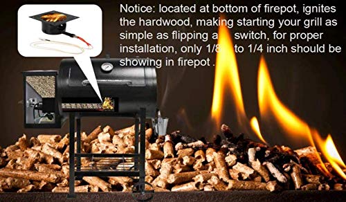 Firsgrill Replacements for Pit Boss Pellets Grill/Smoker Parts (2, Ignited Rod & Firebox) - Grill Parts America