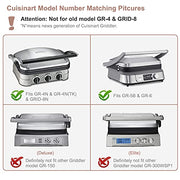 Waffle Plates for Cuisinart Griddler GR-4NP1 5-in-1,Griddler For Cuisinart Waffle Plates, Fit For Cuisinart Griddler Waffle Plates, Nonstick coating baking waffle plates,2 pcs - Grill Parts America