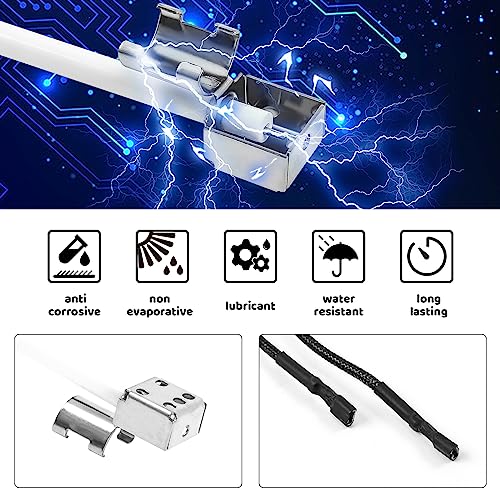 Uniflasy Grill Igniter Kit,Electronic Ignition Module and Switch Button with Wires for Charbroil Ignitor, Replacement for CharBroil Ignition Systems and Most CharBroil Gas Grills,5 Outlets - Grill Parts America