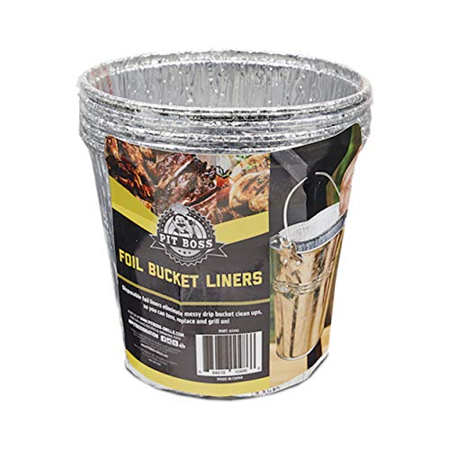 Pit Boss Foil Liners, Silver, 6.3 inches – 6 Pack - Grill Parts America
