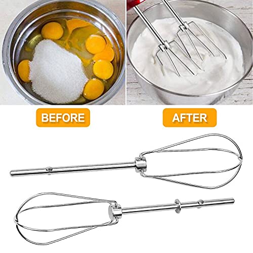 Hand Mixer Beaters W10490648 Hand Mixer Attachment Beaters Replace W10490648 KHM2B AP5644233 PS4082859 (2PACK) - Kitchen Parts America