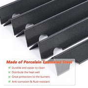 QuliMetal 66795 Flavorizer Bars & 66040 Heat Deflector Replacement for Weber Genesis II/LX 300 Series, Genesis II E-310 E-315 S-335 Grills, 17 Inch Flavor Bars/Deflectors for Weber 66032 66685(5+3) - Grill Parts America