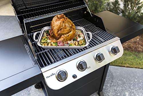 Char-Broil 140018 Grill+ Beer-can Chicken Rack, Stainless Steel - Grill Parts America