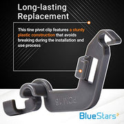 Ultra Durable W10082853 Dishwasher Tine Pivot Clip Replacement Part by BlueStars- Exact Fit for Whirlpool Kenmore Kitchenaid Dishwashers - Replaces WPW10082853 PS11748190 PS1734891 1446946 - PACK OF 2 - Grill Parts America