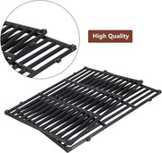 QuliMetal 18.75" Cooking Grates for Weber Genesis II 300 and Genesis II LX 300 Series Gas Grills, Cast Iron Grill Grates Replacement for Weber 66095 - Grill Parts America