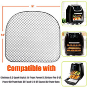 Hoqqf Dehydrator Racks Compatible with 6qt Chefman Caynel and Power Air Fryer Oven - Grill Parts America