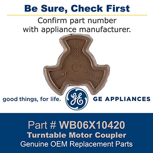GE WB06X10420 Genuine OEM Turntable Motor Coupler for GE Microwaves - Grill Parts America