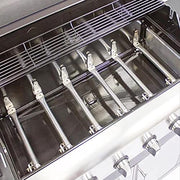 Shengyongh SS99441 (6-Pack) SS14081 (6-Pack) Stainless Steel Heat Plate and Burner Replacement for Brinkmann 810-6680-S Brand Gas Grill - Grill Parts America