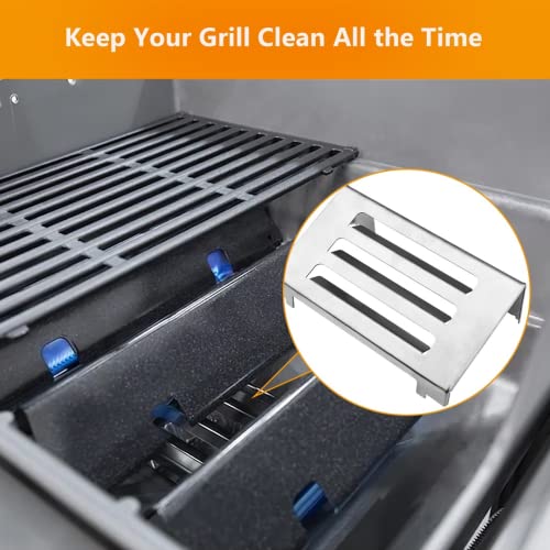 Hisencn 67060 Grill Heat Deflector for Weber Spirit II 200 and 300 Series, Spirit II E210, E220, E310, S210/220, S310/320 with Front Control, Stainless Steel Weber Spirit II Grill Parts - Grill Parts America