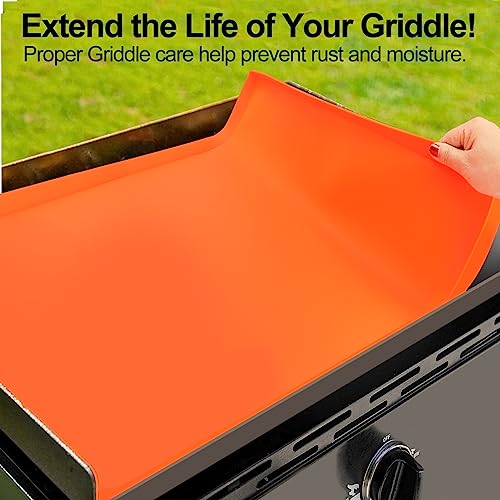 MOFEEZ Silicone Griddle Mat for Blackstone 17 Inch Griddle, Heavy Duty Food Grade Silicone Mat, Protect Griddle from Rodents, Insects, Debris, and Rust, All Season Cooking Protective Cover - Grill Parts America