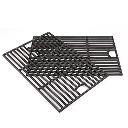 Hisencn 17 inch Grill Cooking Grates for Homedepot Nexgrill 720-0896 720-0896B 720-0896C 720-0896CP 720-0896E, Cast Iron Grate Grill Grid Replacement Parts for Nexgrill 720-0898 720-0898A - 3 Pack - Grill Parts America