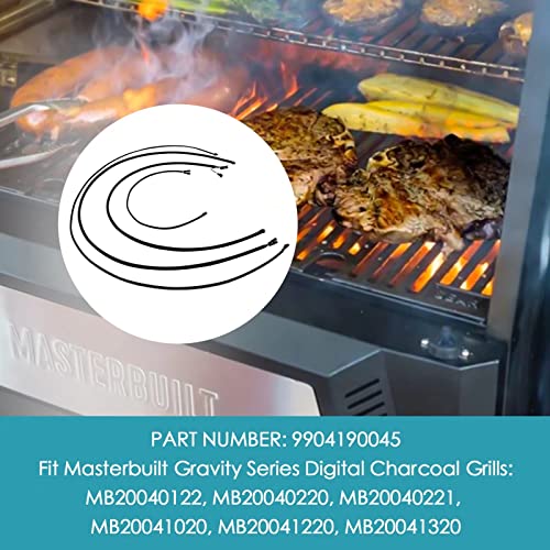 Electric Wire Kit Replacement Parts for Masterbuilt Gravity Series 560/1050 XL Digital Charcoal Grill Smoker, 1*Fan Wire + 1*Lid Wire + 1*Hopper Lid Wire + 1*Ash Door Wire - Grill Parts America
