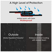 Unicook Griddle Cover, Compatible for Blackstone 36 Inch Grill, Camp Chef and More, Flat Top Grill Cover with Sealed Seam, Heavy Duty Waterproof Cooking Station Griddle Cover, Includes Support Pole - Grill Parts America