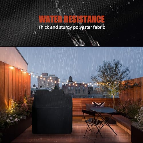 Z Grills Pellet Grill Cover 43 Inch | Official Genuine | Upgraded 600D Polyester Fabric, Heavy Duty, Waterproof, Weather Resistant Full Length Grill Cover for 7052B Pellet Smoker - Grill Parts America