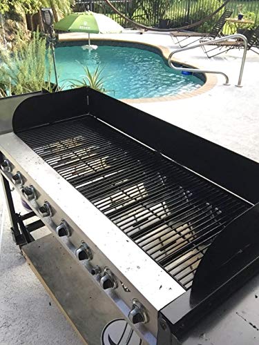 Hisencn Grill Replacement Parts for Members Mark GR2039201-MM-00, 17 inch Heat Plates, Grill Burners Replacement for Bakers and Chefs ST1017-012939 SAMS Club and Grill Chef BIG-8116, Uniflame (8 Pack) - Grill Parts America