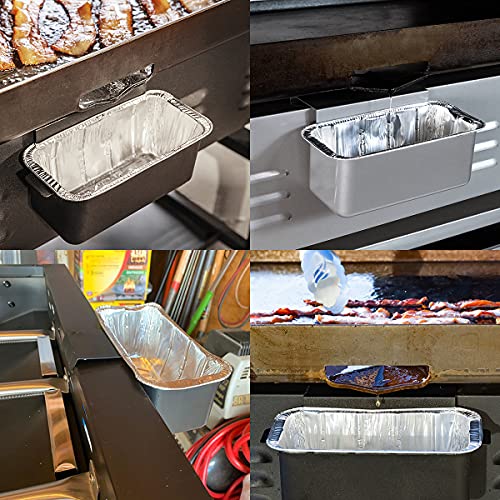 MOACOCK 50Pack Drip Pan Compatible with Blackstone Griddles 28 & 36 & 30 & 22 & 17 Inches, Aluminum Foil Grease Drip Pans, Grill Grease Tray Blackstone Griddle Accessories - Grill Parts America