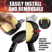 Replacement Grill Brush Head with Scraper, Bristle-Free Sponge Brush Head for Safe and Effective BBQ Cleaning Scraper Tools for Cast Iron or Stainless-Steel Grates, Barbecue Cleaner - Grill Parts America