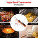 ThermoPro Digital Instant Read Meat Thermometer for Grilling Waterproof Kitchen Food Thermometer with Calibration & Backlight Smoker Oil Fry Candy Thermometer - Grill Parts America