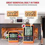 ThermoPro TP829 Wireless Meat Thermometer for Grilling and Smoking, 1000FT Grill Thermometer for Outside Grill with 4 Meat Probes, BBQ Thermometer for Smoker Oven Cooking Beef Turkey - Grill Parts America