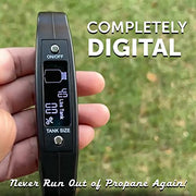 Flame King Propane Tank Digital Scale for 5LB, 10LB, 20LB, 30LB, 40 LB Propane Tanks, (Black) - Grill Parts America