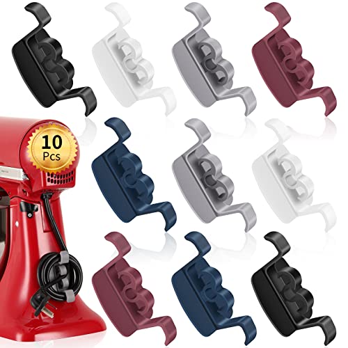 Cord Organizer for Kitchen Appliances - 8pack Adhesive Cord Winder Wrapper  Holder Cable Organizer for Small Home Appliances Cord Keeper on Stand